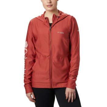 Columbia Trinity Trail Fleece Full Zip, Chamarras Rojos Para Mujer | 375829-DTV